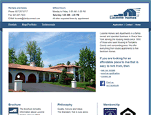 Tablet Screenshot of lucentehomes.com
